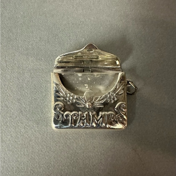 Vintage Style Silver 925 Stamp Envelope Charm - Picture 4 of 10